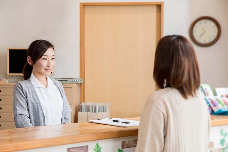 受付のイメージ写真